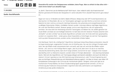 KI – das Designtool der Zukunft?