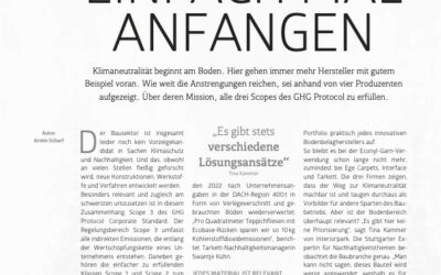 Das Klima und der Fußboden